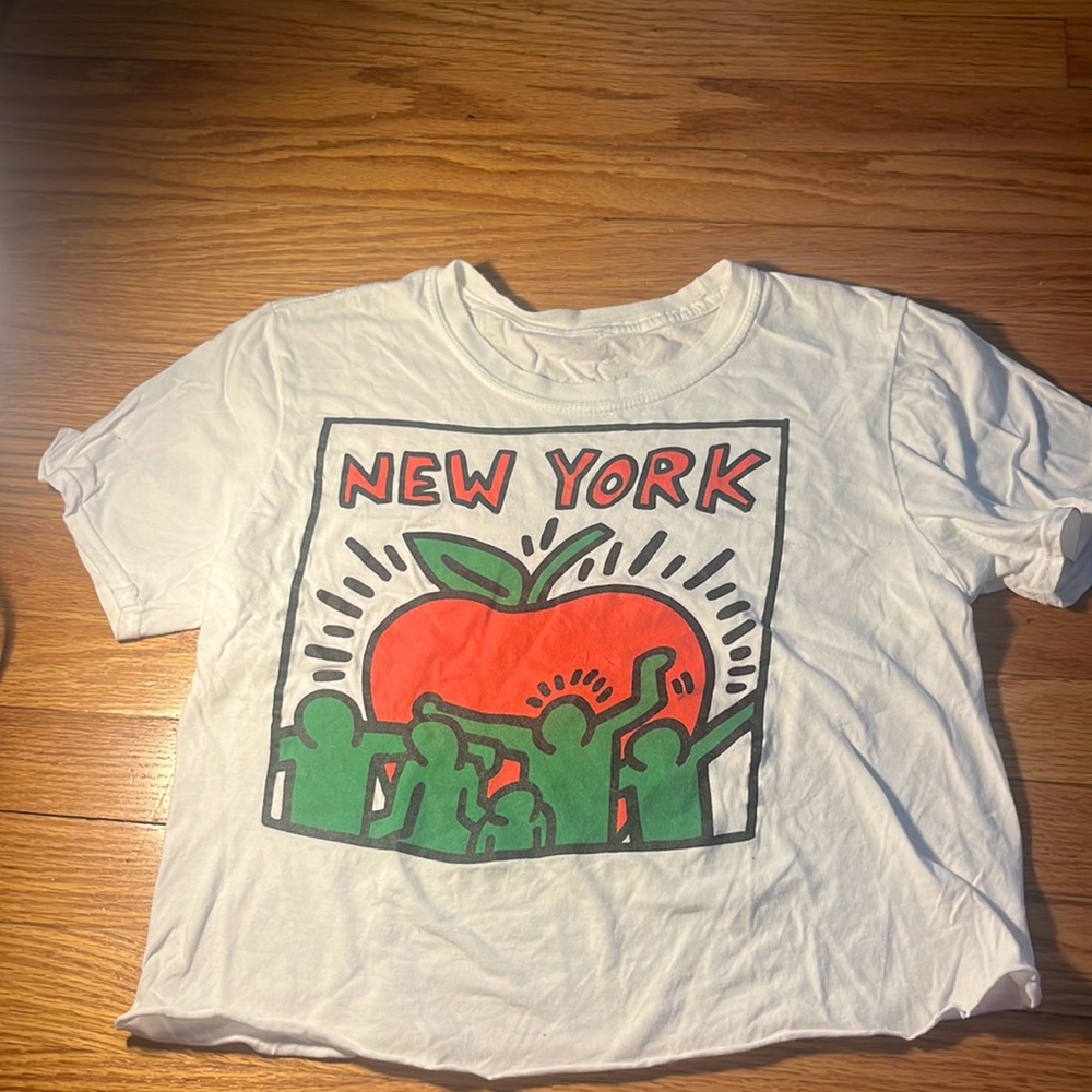 Cropped Keith Haring New York Tshirt
